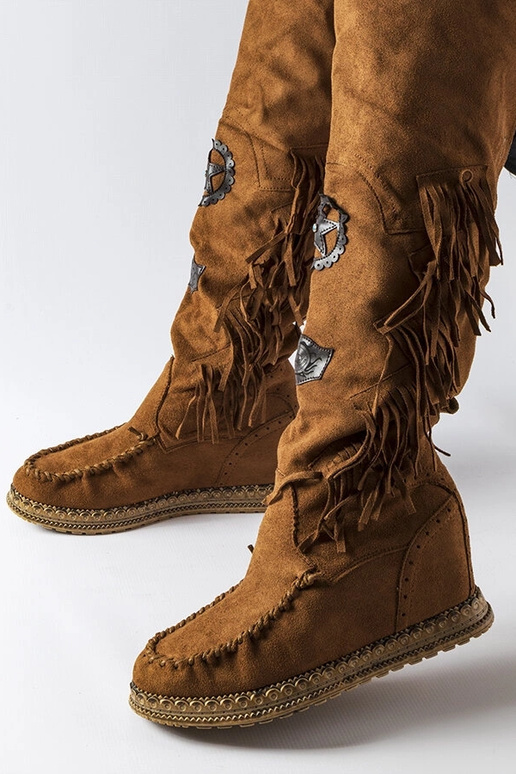 Botas Cascia Wedge Caramelo