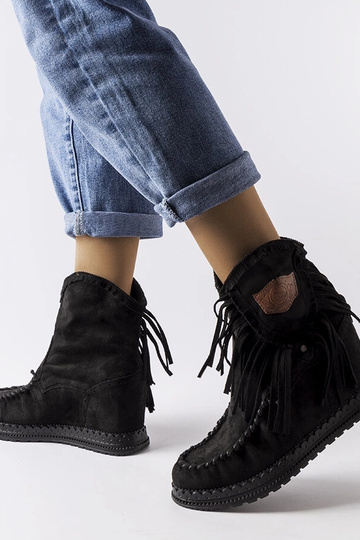 Botas de salto plataforma...