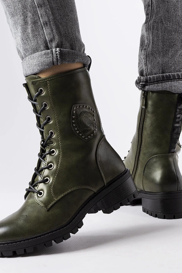 Botas de trekking verdes de...