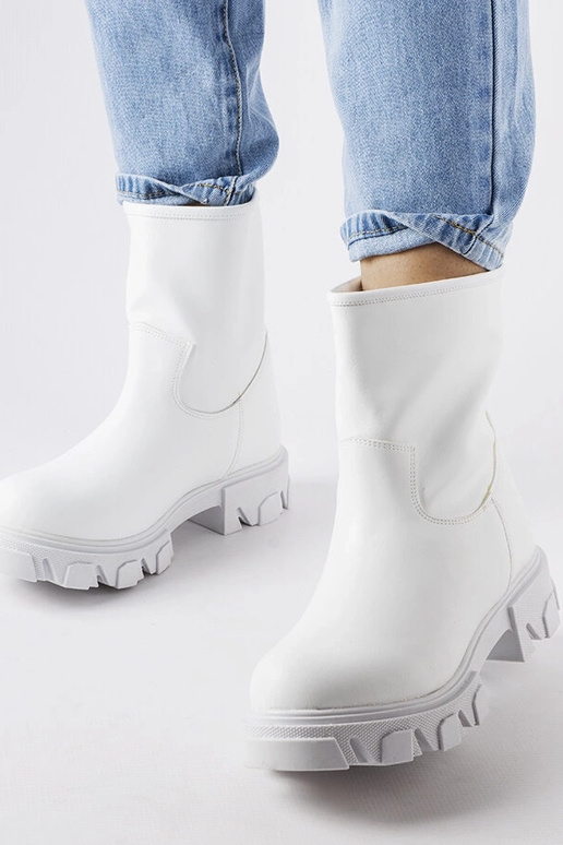 Botas de trabalho brancas Wuori slip-on