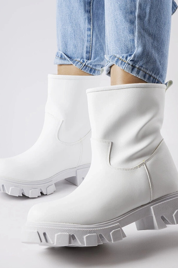 Botas de trabalho brancas Wuori slip-on 2