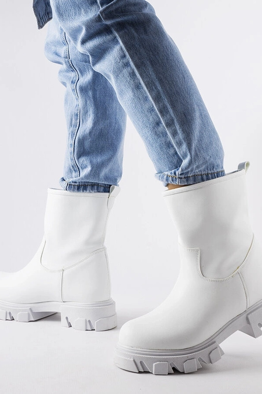 Botas de trabalho brancas Wuori slip-on