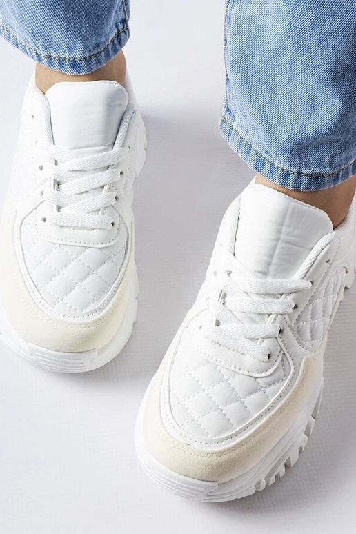 Sapatos esportivos brancos com...