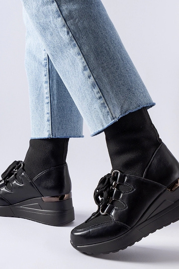 Botas Rochon pretas de salto alto 2