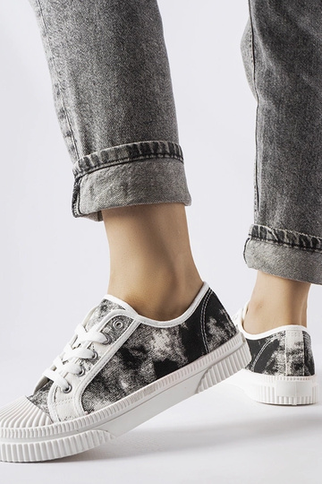 Tênis Clavet preto desbotado 2