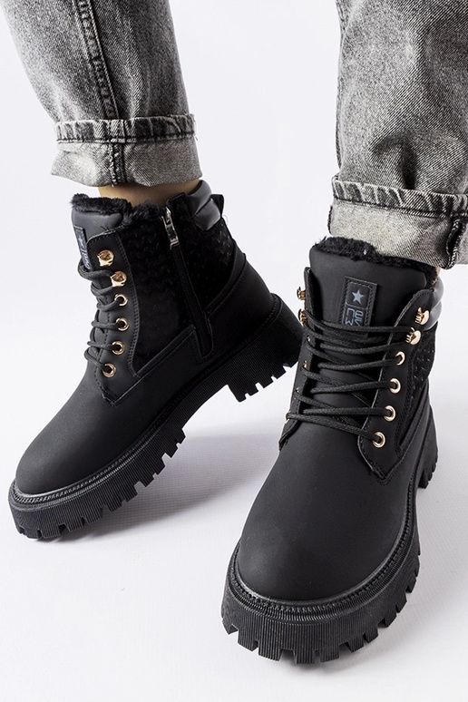Botas pretas com isolamento Foca