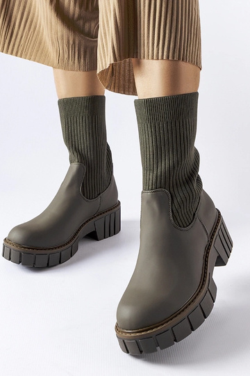 Botinhas-sock verdes,...