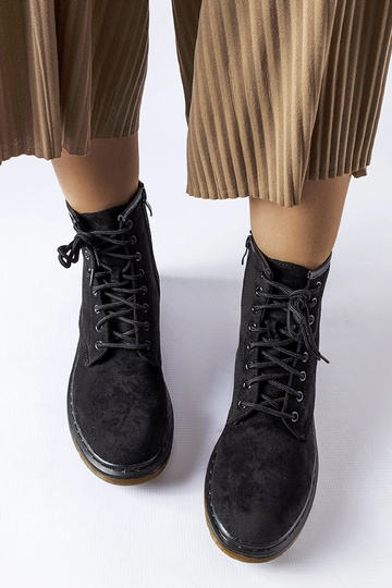Botas de trabalho pretas de camurça Alfredo 2