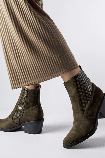 Botins verdes de camurça... 2