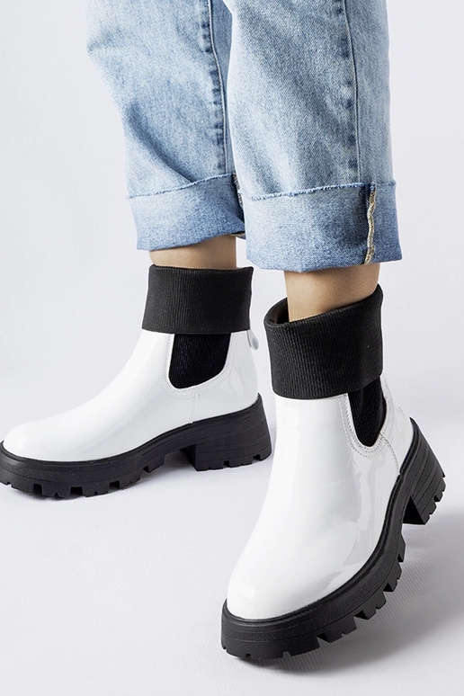 Botas de trabalho brancas tipo...