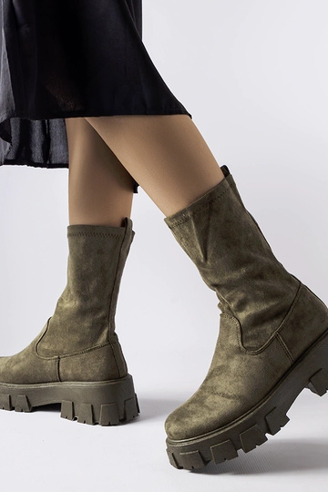 Botas de meia de camurça... 2