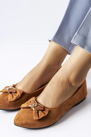 Jetté Brown Bailarinas Bico...