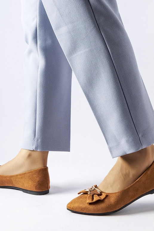 Jetté Brown Bailarinas Bico Fino