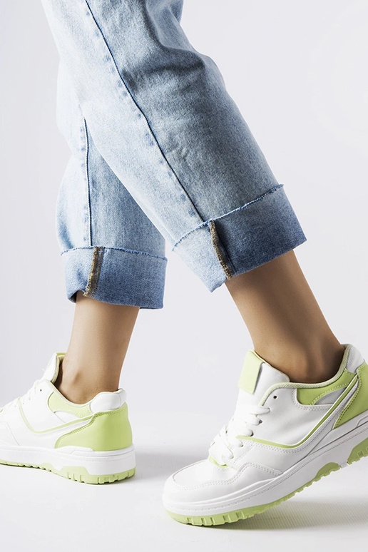 Tênis Barrette branco e verde