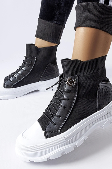 Tênis Fredo cano alto preto 2