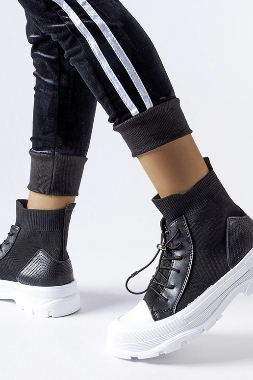 Tênis Fredo cano alto preto