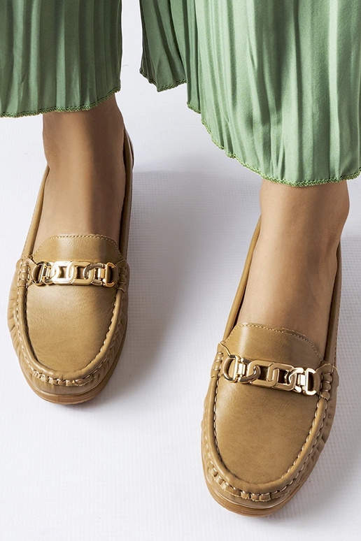 Mocassim Lerino marrom com fivela de...