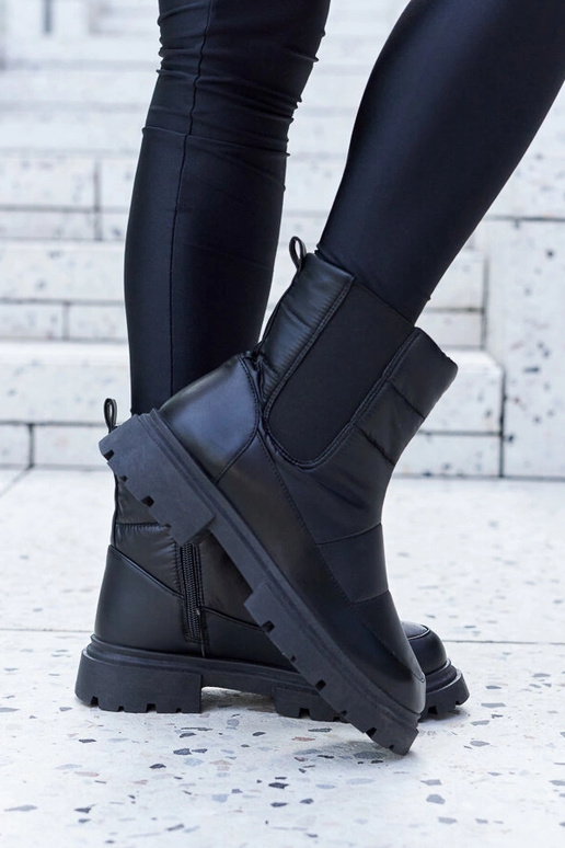Botas de neve Galvani pretas com...