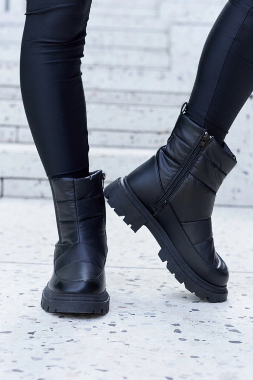 Botas de neve Galvani pretas com...