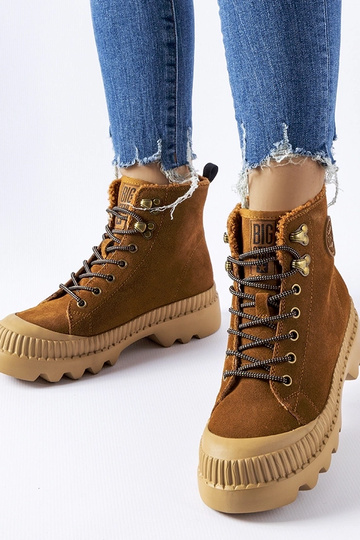 Bolsa de couro marrom BIG...