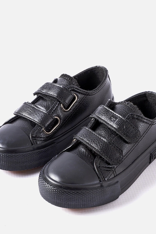 Sapatos infantis pretos, “Big Star... Sapatos infantis pretos, “Big Star...