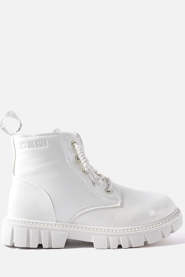 Botins brancos envernizados, “Big Star MM374142”