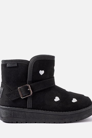Botas de neve pretas Big Star para crianças KK374243
