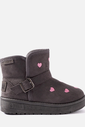 Botas de neve infantis Big Star cinza KK374244