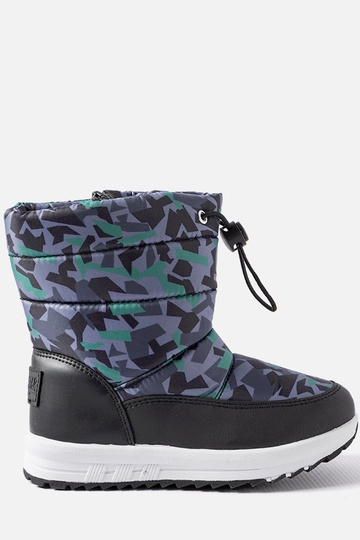 Botas de inverno pretas e...