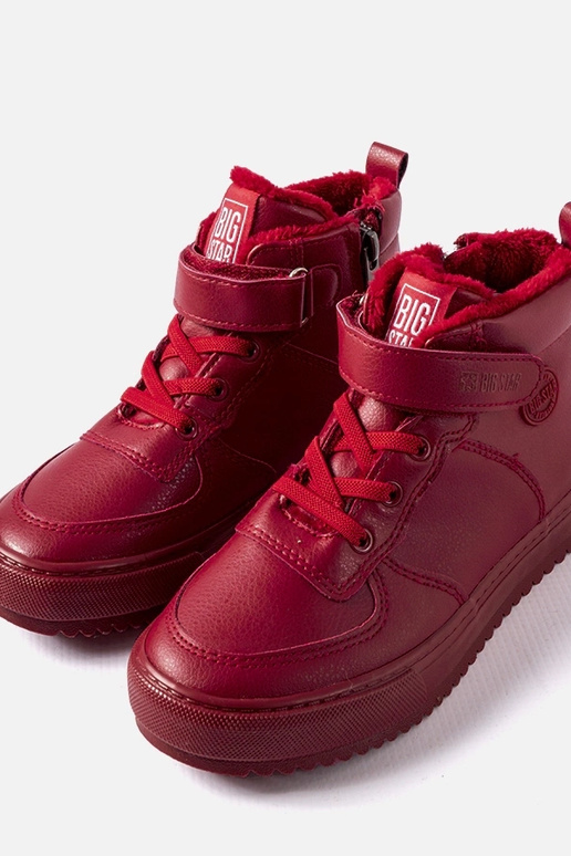 Botins de inverno vermelhos, “Big...
