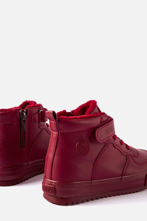 Botins de inverno vermelhos, “Big...