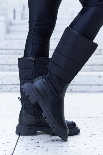 Botas de neve pretas com... 2