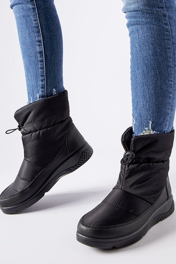 Botas de neve femininas pretas Jensen com isolamento 2