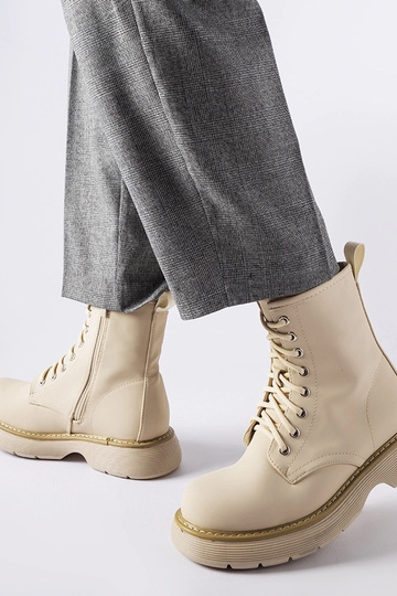 Botas Benvenuto clássicas bege 2