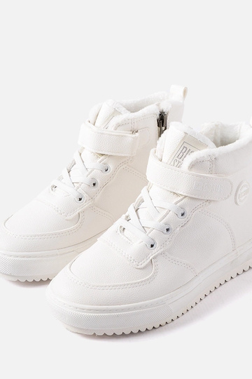 Botas de cano curto brancas... 2