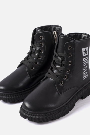 Botas de cano curto pretas de inverno, "Big Star MM374152" 2