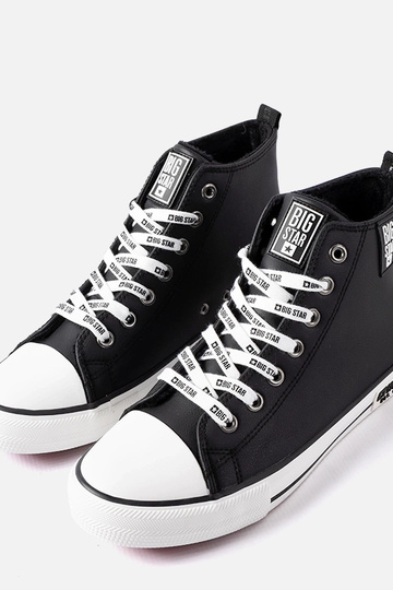 Tênis cano alto preto para... 2