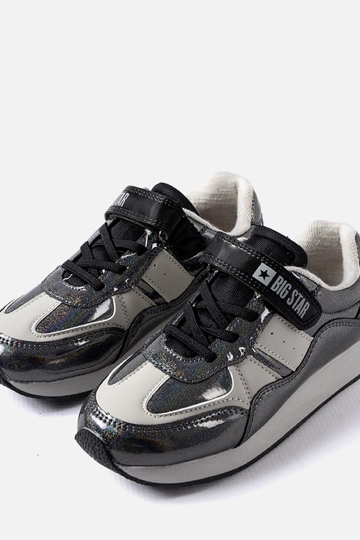 Tênis preto com glitter Big Star... Tênis preto com glitter Big Star...