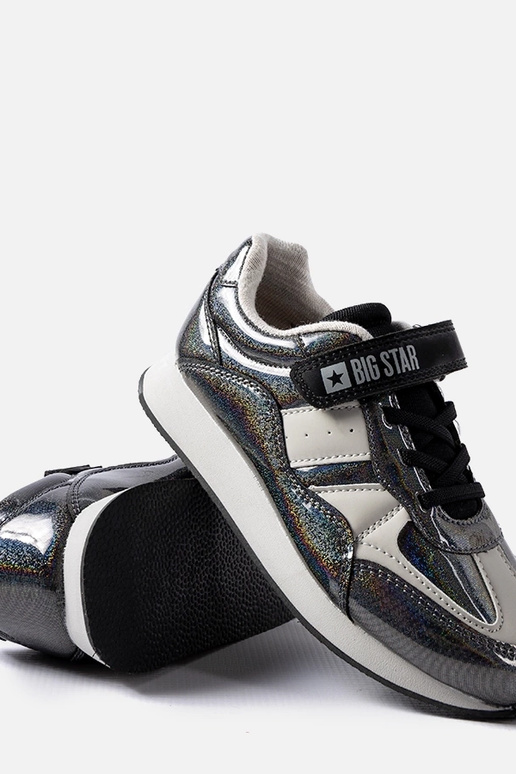 Tênis preto com glitter Big Star... Tênis preto com glitter Big Star...