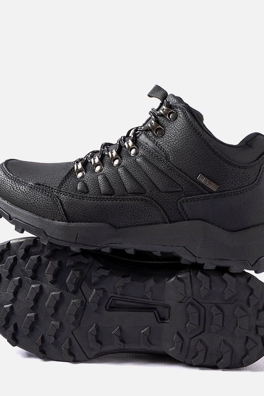 Botas pretas Big Star isoladas...