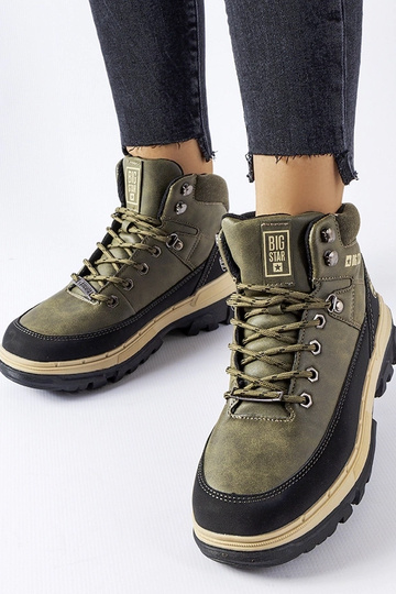 Sapatos verdes para jovens Big Star KK274220