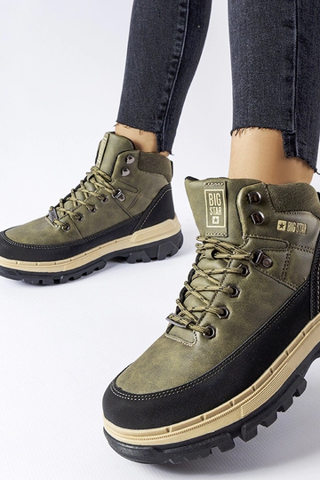 Sapatos verdes para jovens Big Star KK274220 2