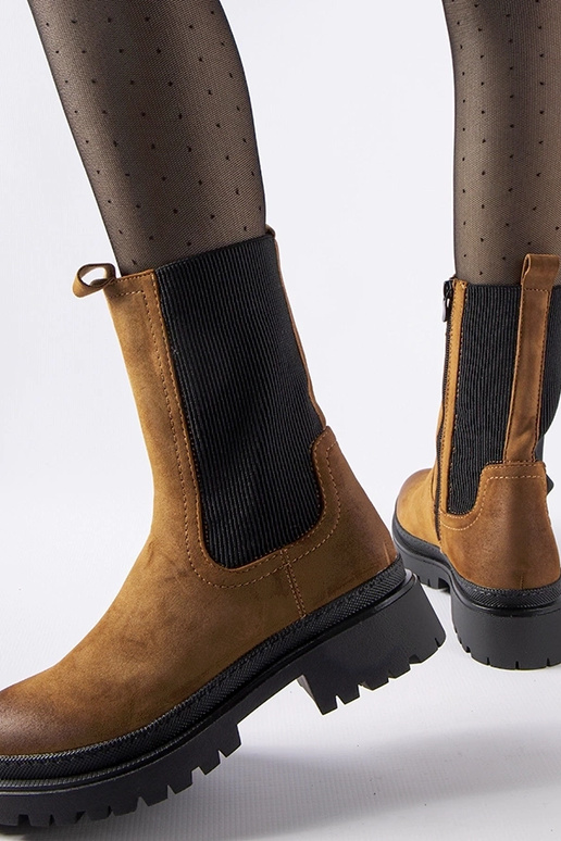 Botas altas isolantes castanhas Bernardo