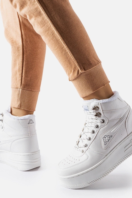 Botas de inverno brancas, "Kappa... Botas de inverno brancas, "Kappa...