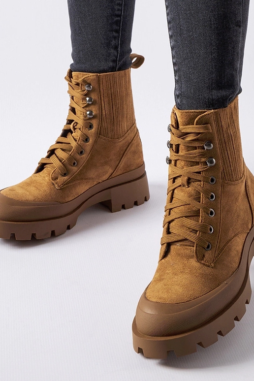 Botins de camurça ecológica marrom Orson