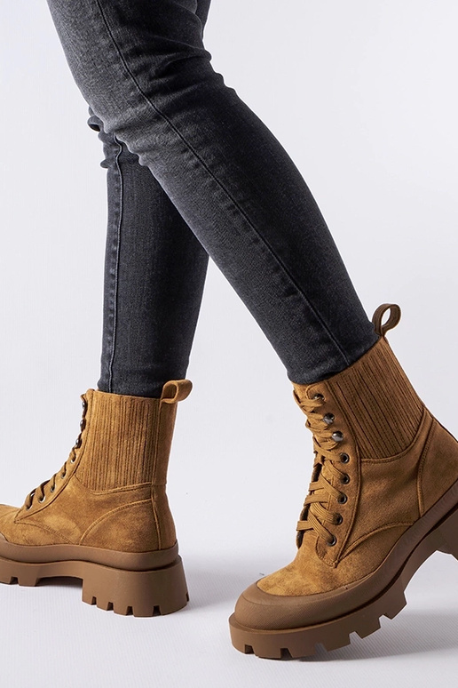 Botins de camurça ecológica marrom Orson