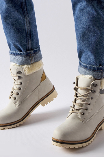 Botas isolantes cinza...