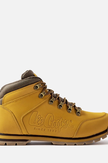 Sapatos de couro amarelo Lee Cooper LCJ-21-01-0706M