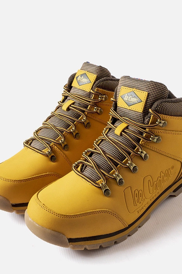 Sapatos de couro amarelo Lee Cooper LCJ-21-01-0706M 2