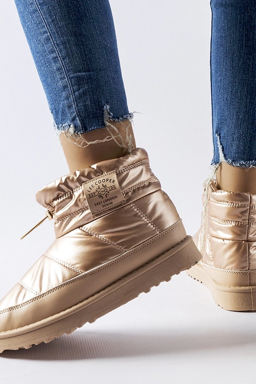 Botas de neve douradas Lee Cooper...
